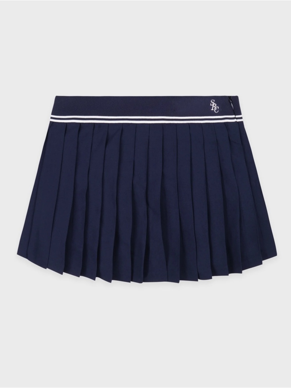 NWT Sporty & Rich SRC Logo Abigail Skirt - Navy/White